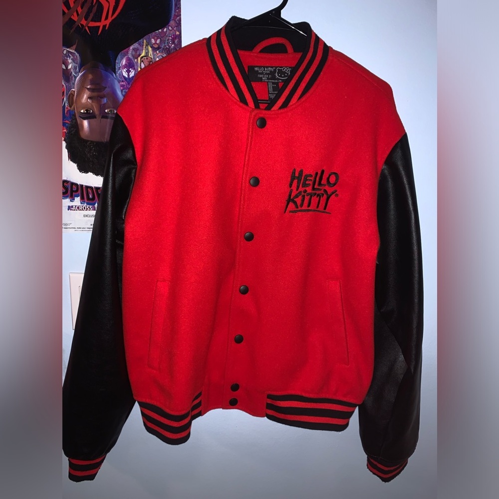 SOLD- Hello kitty limited edition forever21 varsity jacket